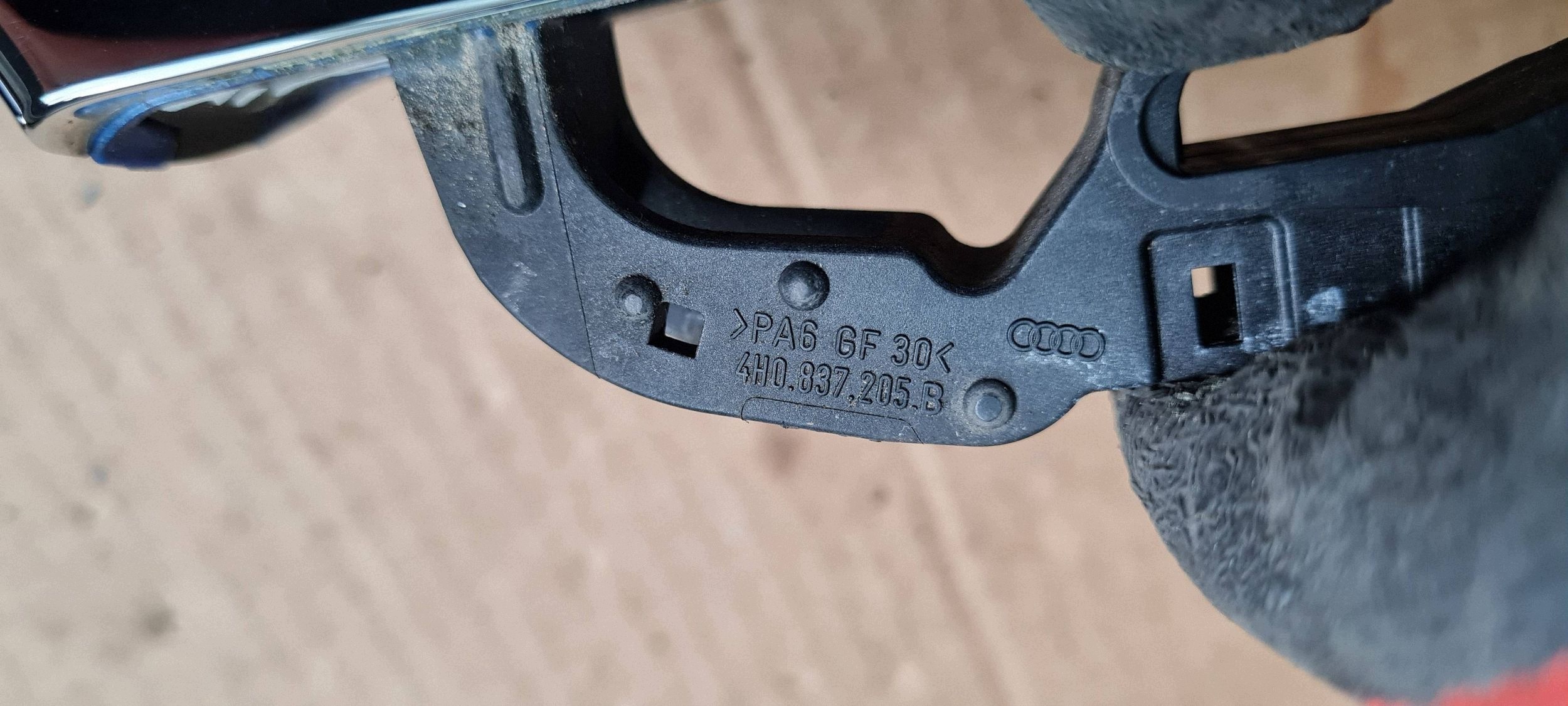 A6 C7 4G handle door left left CHROM rear part rear A7 4G 4H0837205B