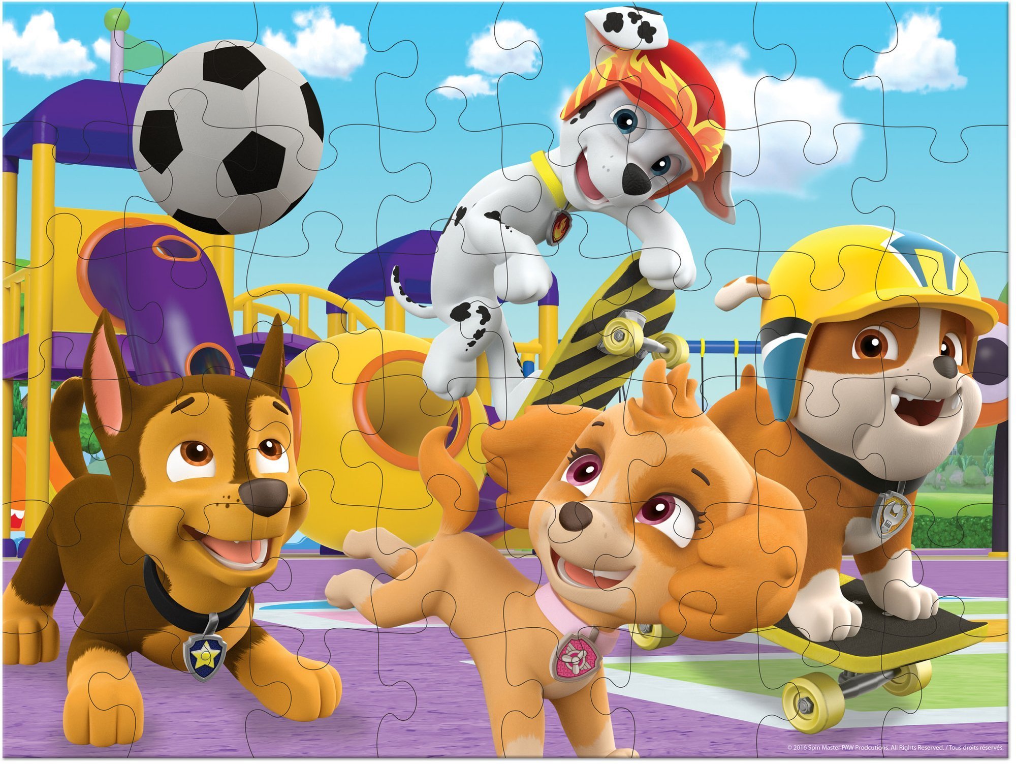 Spin Master 6041049 Psi Patrol Puzzle 12w1 560 ele Płeć chłopcy