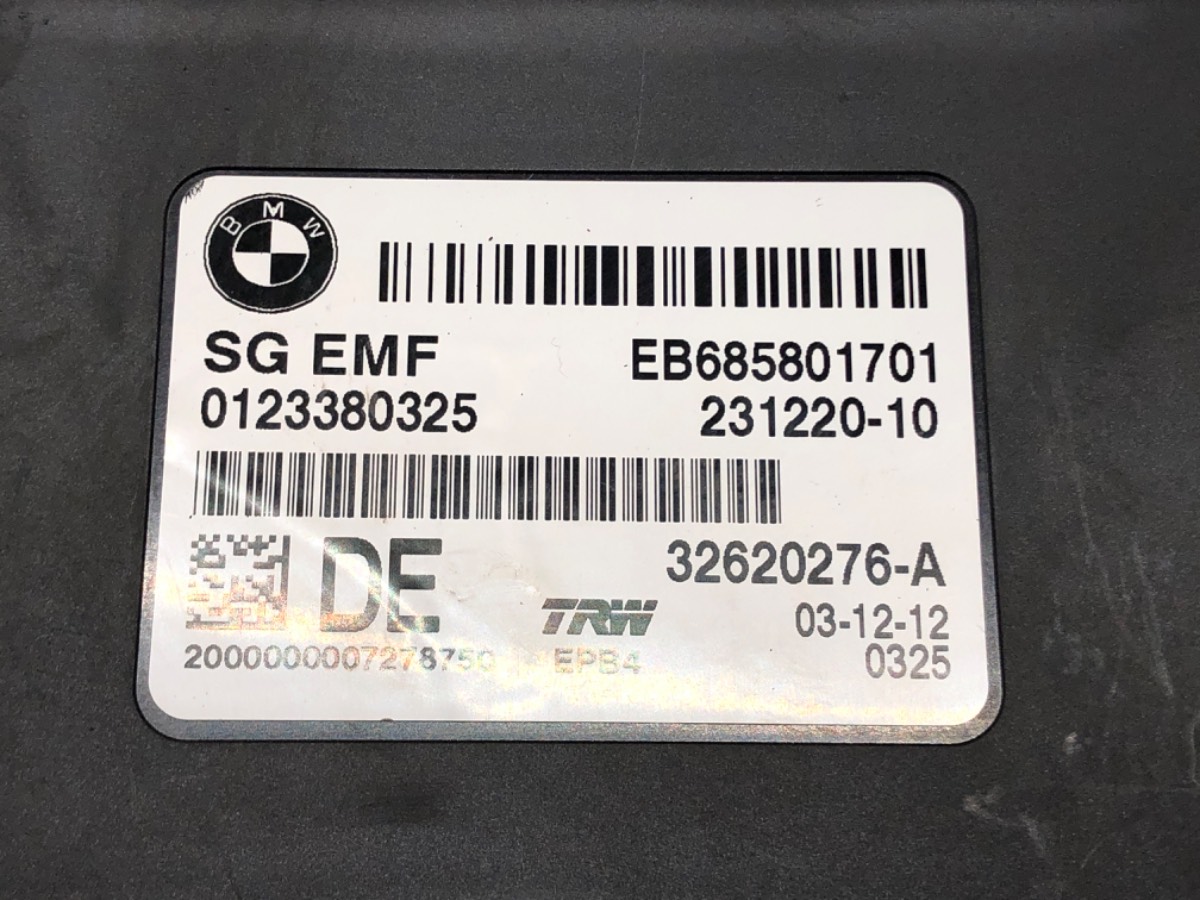 MODUŁ HAMULCA RĘCZNEGO BMW 5 F10 EB685801701 Producent części OEM