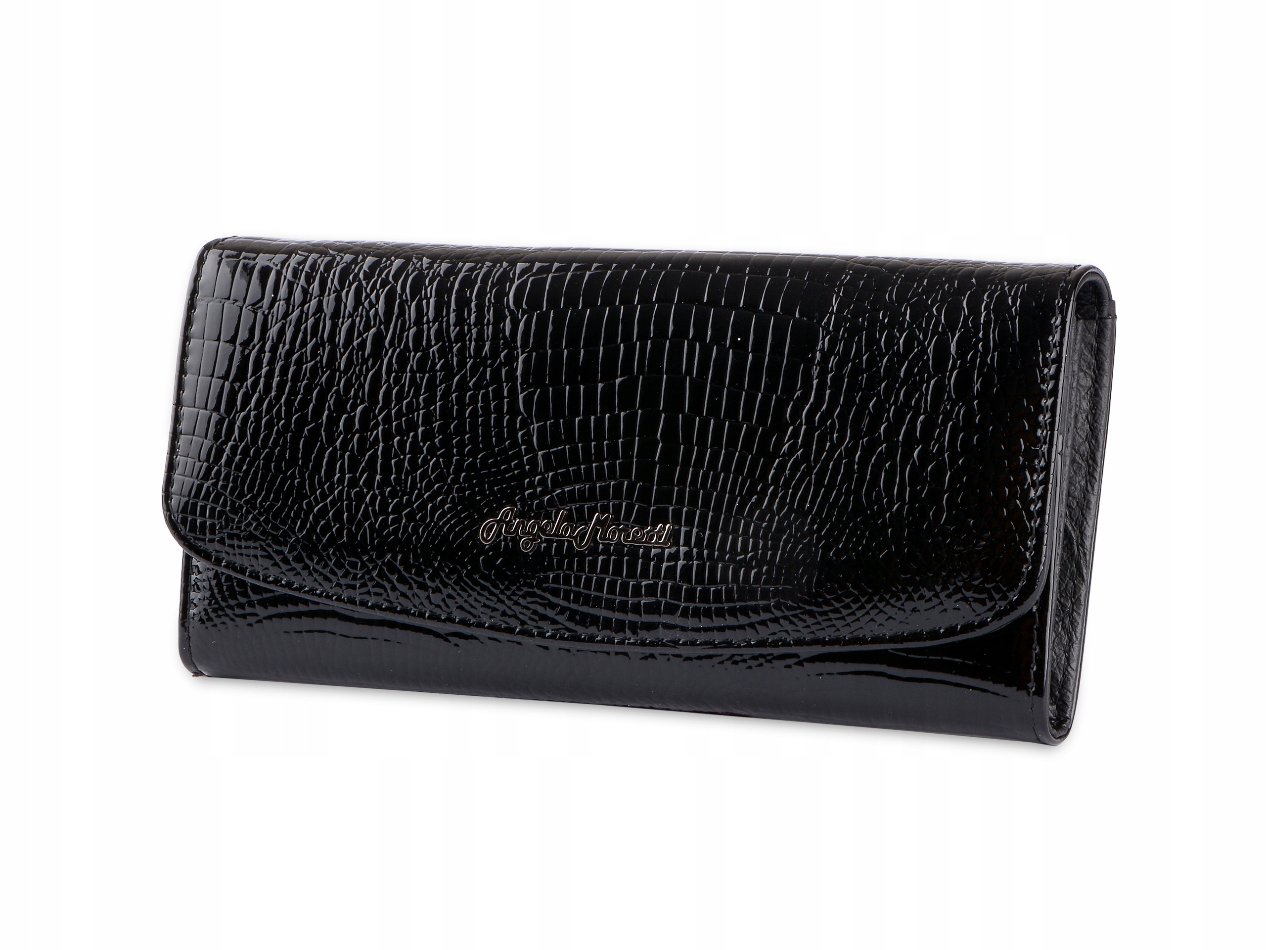 

Moretti Portfel skórzany damski lakierowany