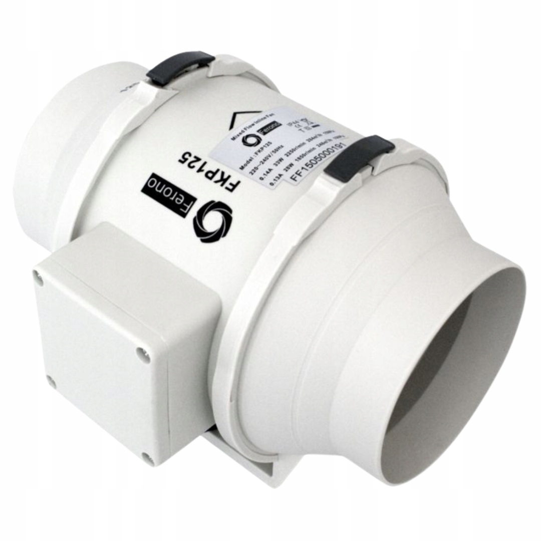 Wentylator kanałowy 125 mm Ferono FKP125