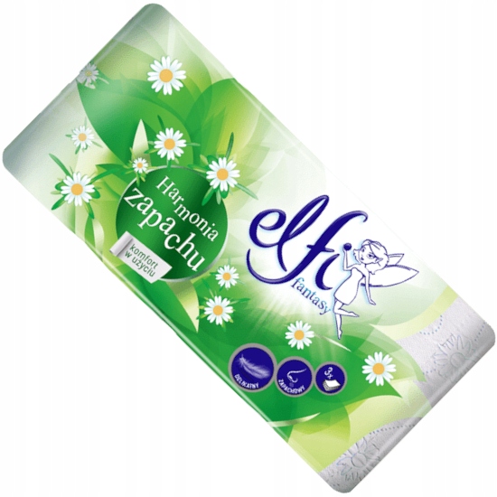 

Papier toaletowy Elfi Rumiankowy 8 rolek