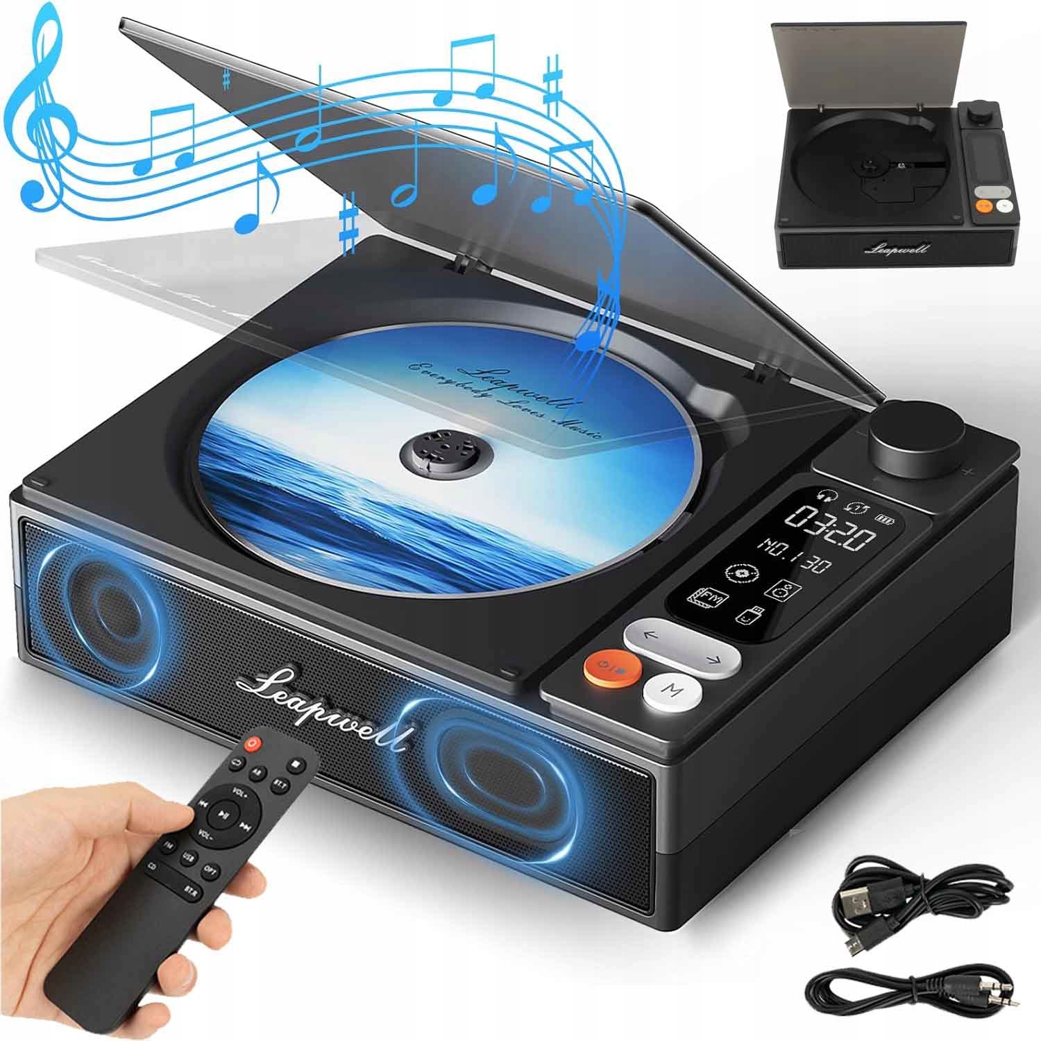 Discman Přehrávač Audio CD Stolní Přehrávač Pro Audio Hudbu