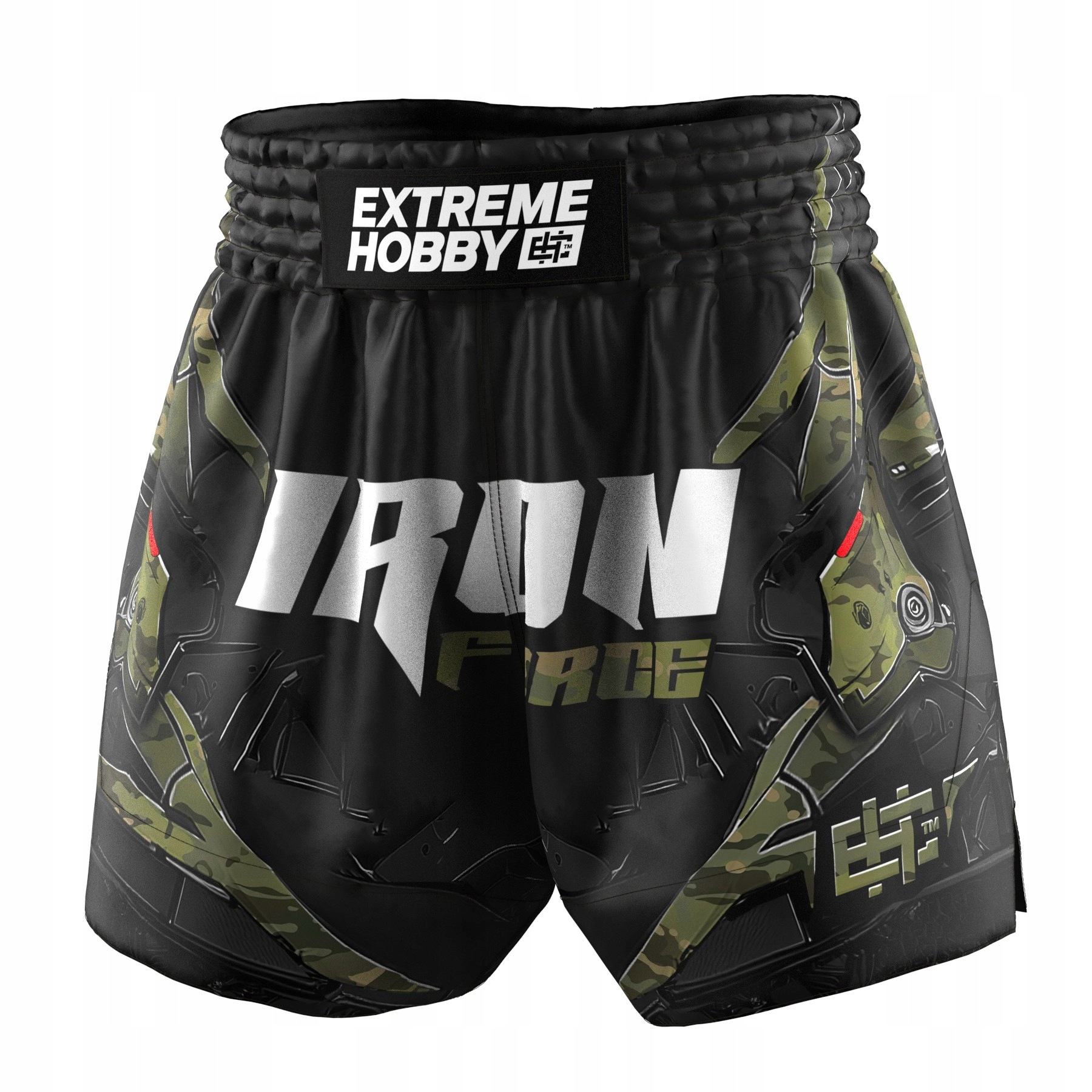 Spodenki do Muay Thai męskie Extreme Hobby Iron Force S Camo