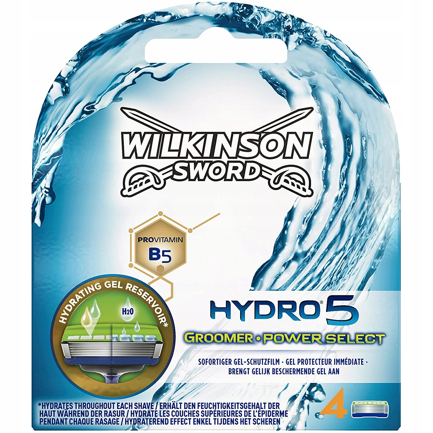 

4x Wkłady Wilkinson Hydro 5 Groomer Power Select