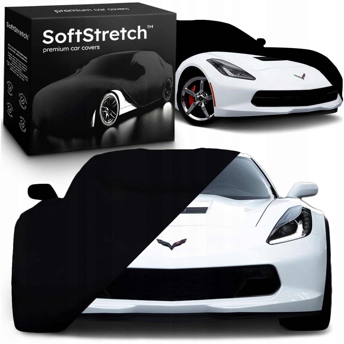 Pružný automobilový obal SoftStretch Premium Chevrolet Corvette C7