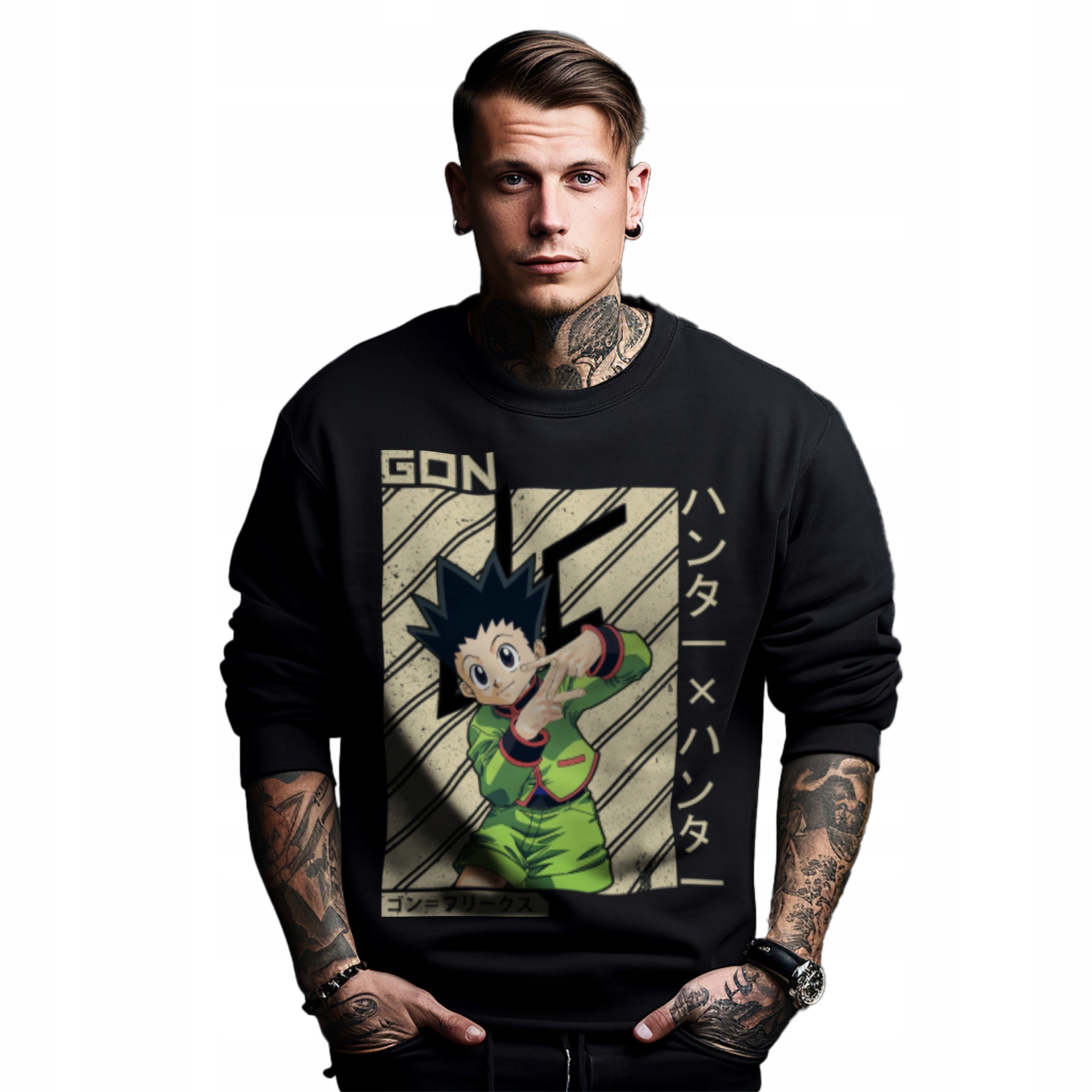 Mikina s potiskem Anime Hunter X Hunter Gon