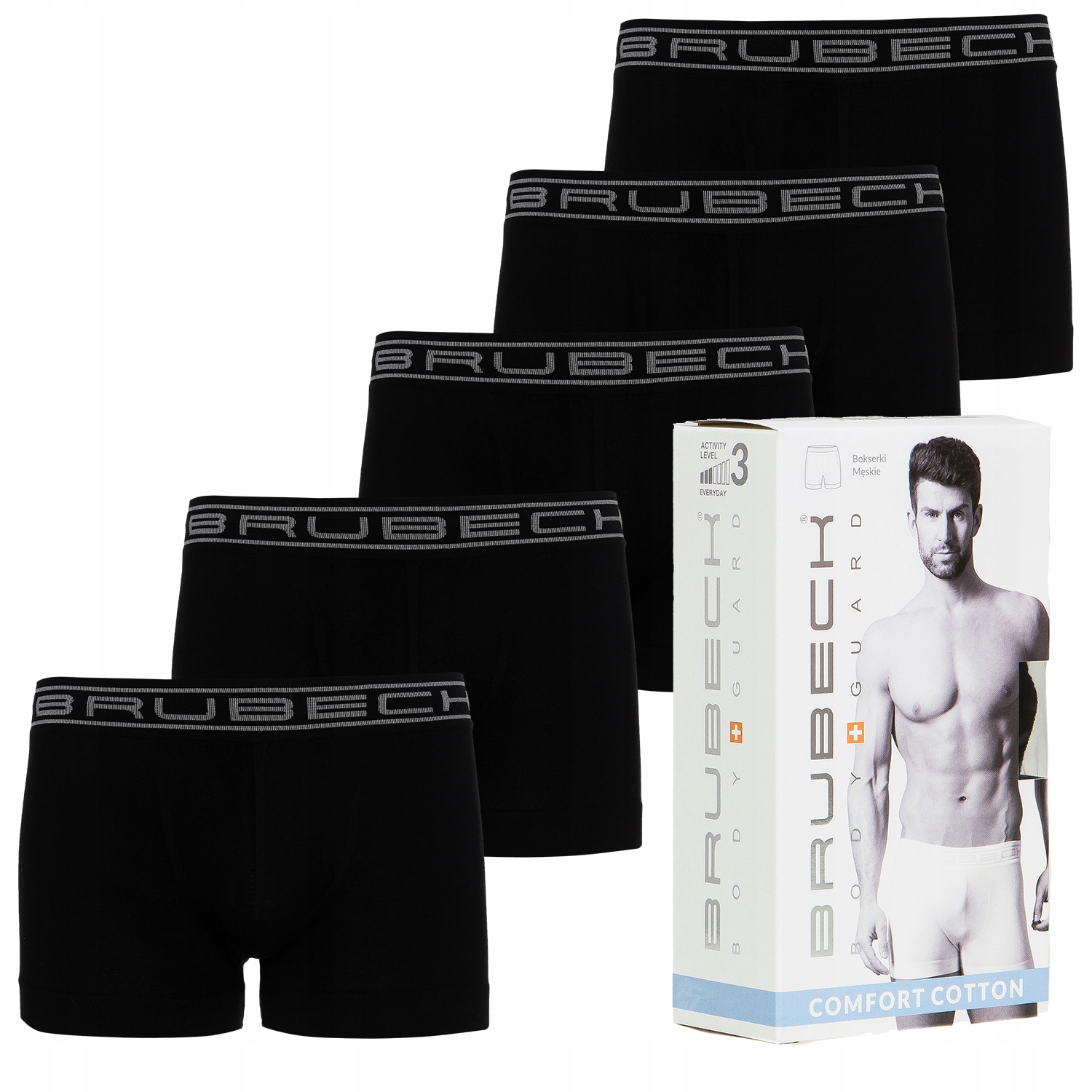 

Bokserki Męskie Shortbox 5szt Brubeck 2XL BF69