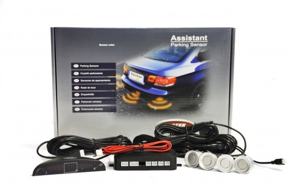 Zestaw czujnikow LED 4 sensory srebrne 22mm