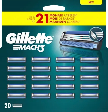 Wkłady do maszynek Gillette Mach3 20 szt.