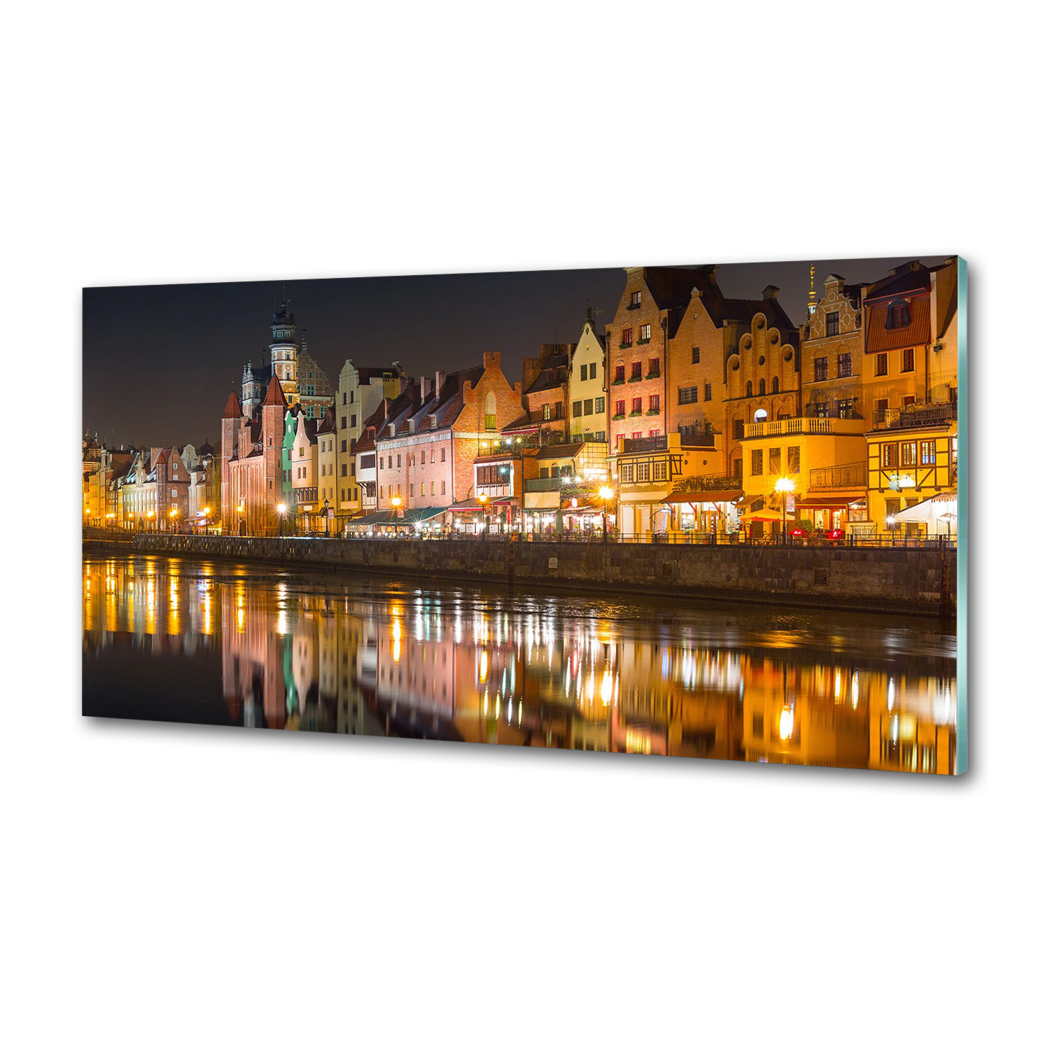 Panel do kuchyne Gdansk Poľsko 100x50 cm Lepidlo