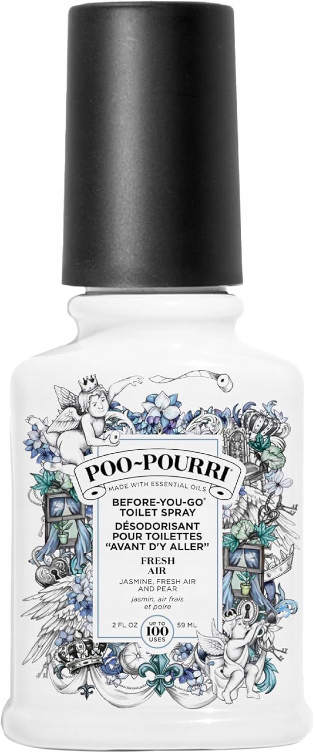POO~POURRI TOALETOWY ODŚWIEŻACZ POWIETRZA W SPRAYU 59 ML (JAŚMIN, ŚWIEŻE PO