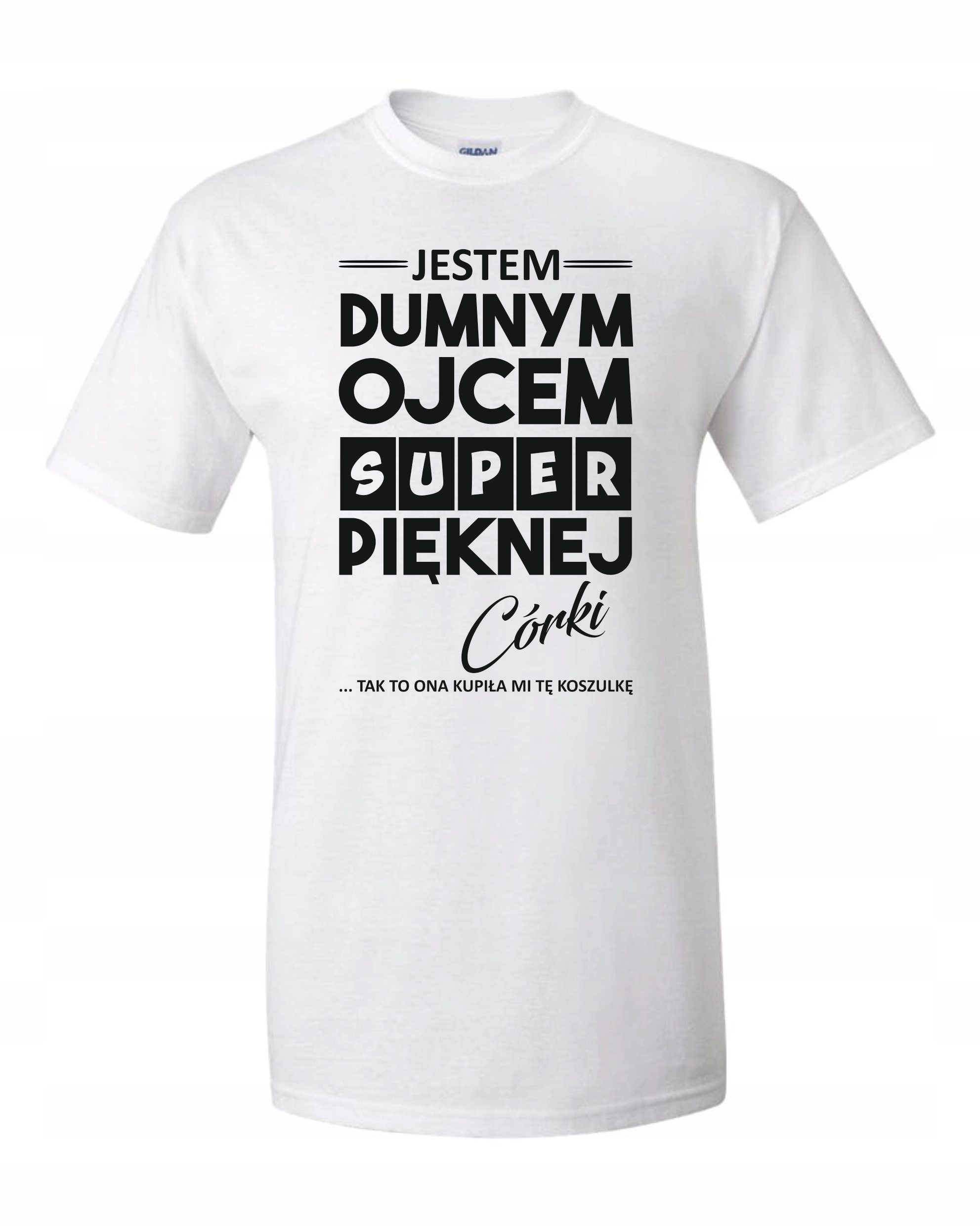 

Koszulka męska Dumny Ojciec Córki