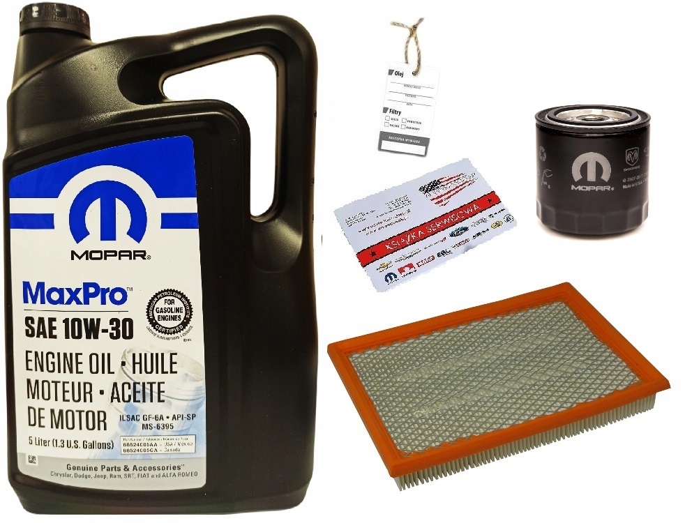 

Mopar 10W30 Filtry Chrysler 300M 3,5 99-04