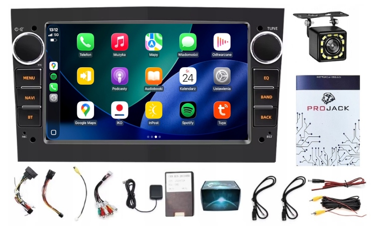 Rádio Navigácia Gps Opel Zafira B 2005-2014 Usb Wifi Bt Carplay 6/128GB