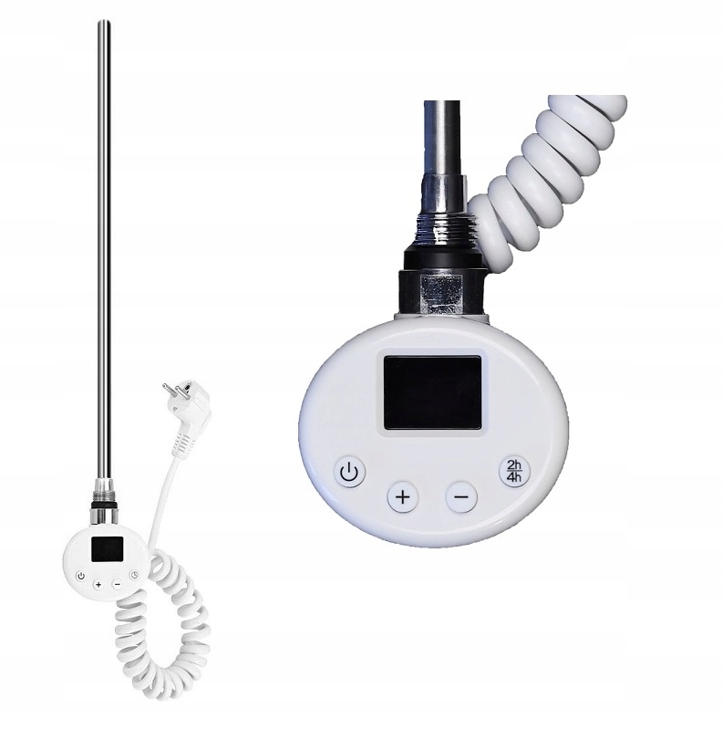 Grzałka elektryczna do grzejnika łazienkowego 900W biała