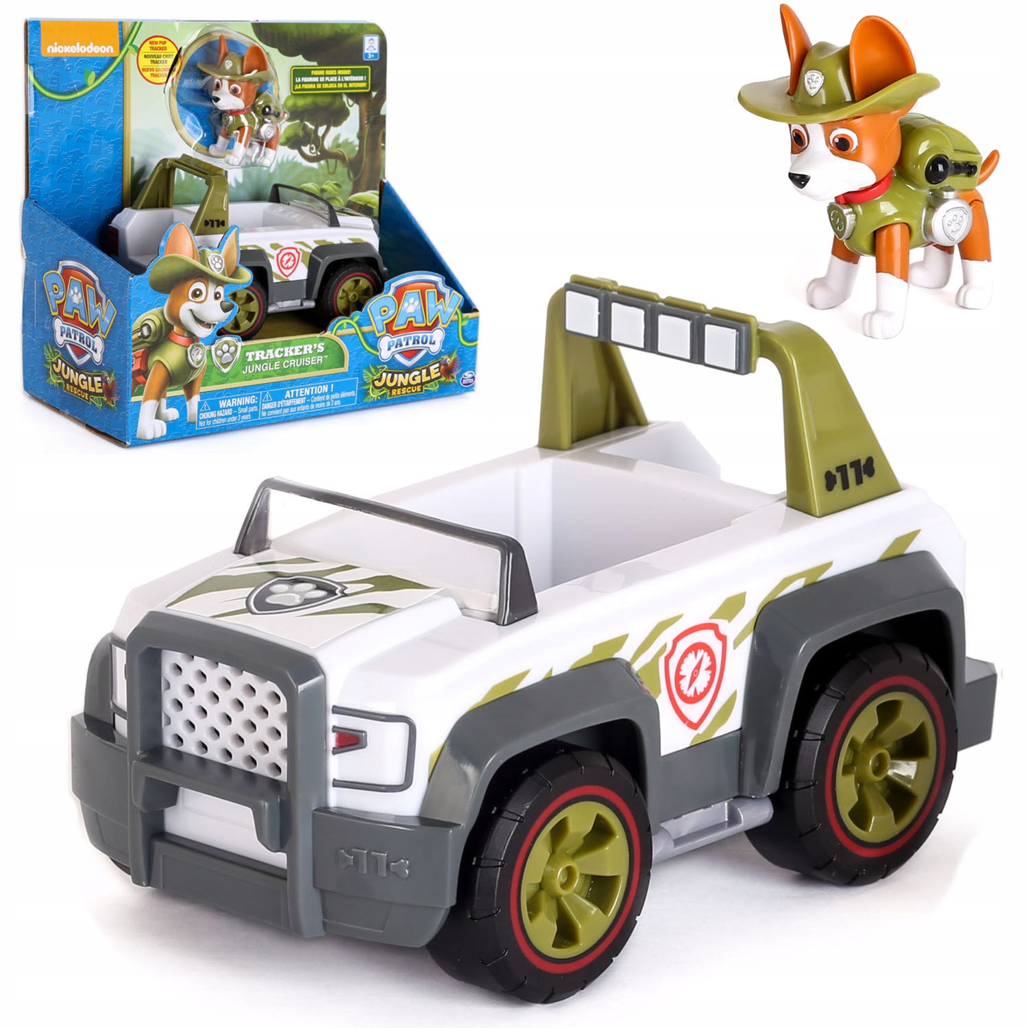 

Psi Patrol Tracker Figurka Auto Jungle Rescue