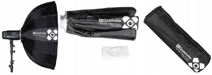 QUADRALITE FLEX 65cm Foldable Beauty Dish Softbox EAN (GTIN) 5901698717636