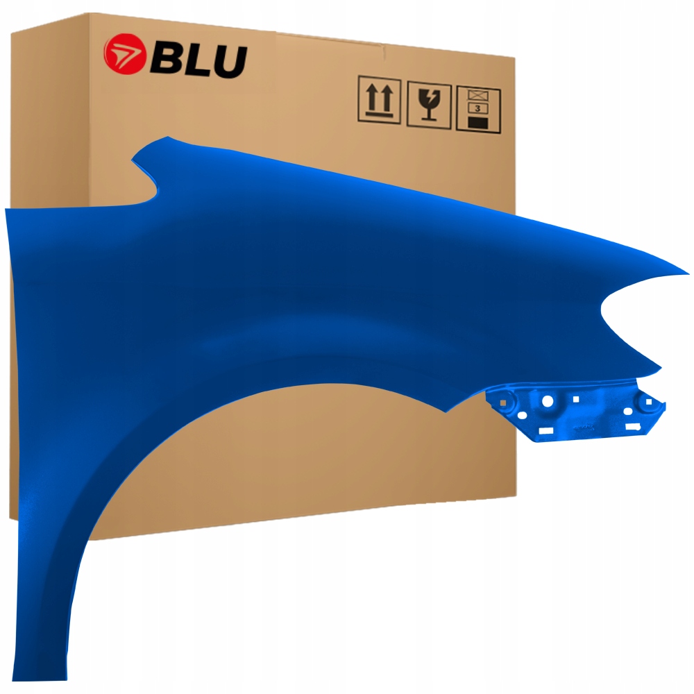 Blu Blatník Vw Touran 1T2 LC5C pravý modrý 07-10 přední