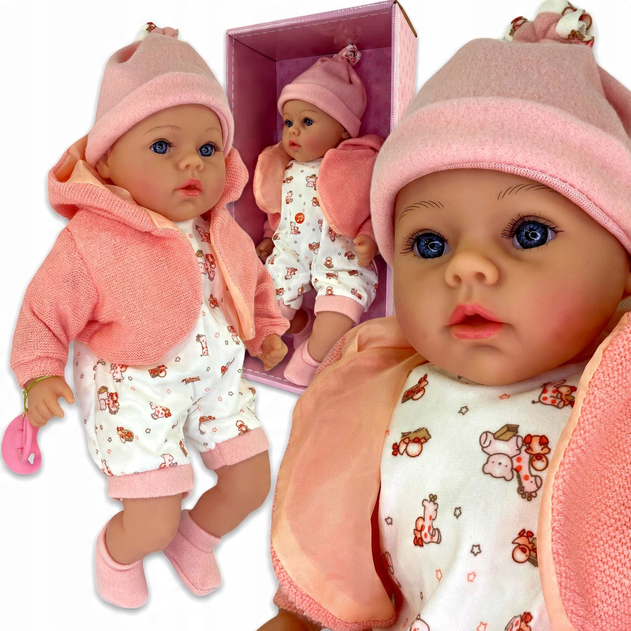 

Lalka Interaktywna Bobas Jak Żywa Baby Born