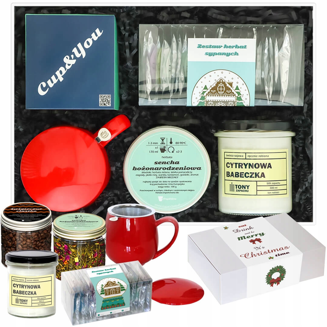 Hotová Prémiová Sada Kávy A Čajov, Hrnček, Sójová Sviečka, Darček Na Vianoce