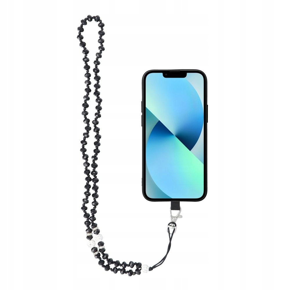 Zawieszka Crystal Diamond do telefonu długość sznura 74cm (37cm w pętli)