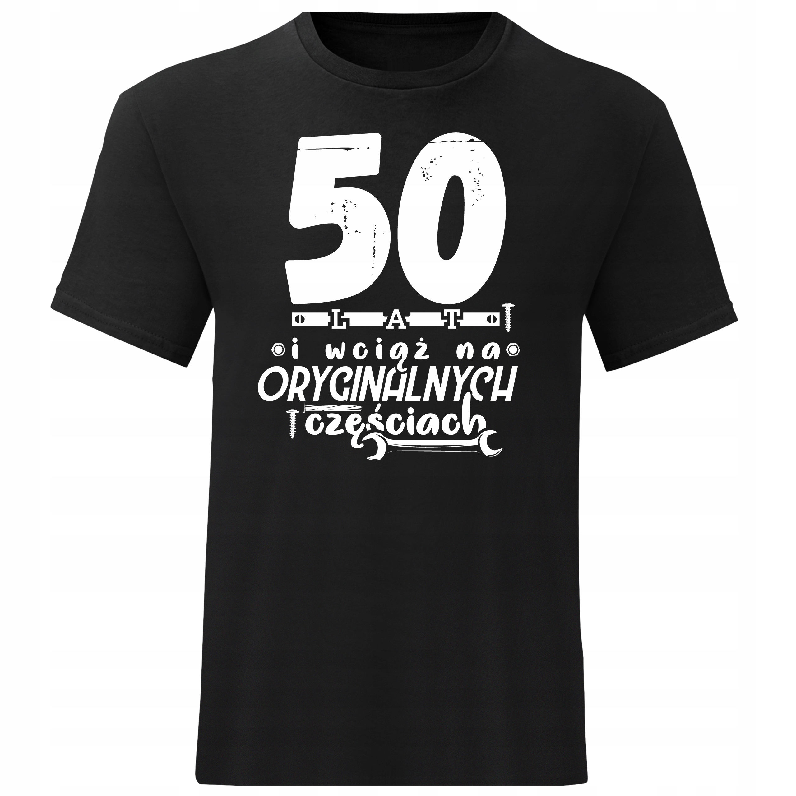 

Męski T-shirt Urodzinowy 50 Lat Roz. XXL