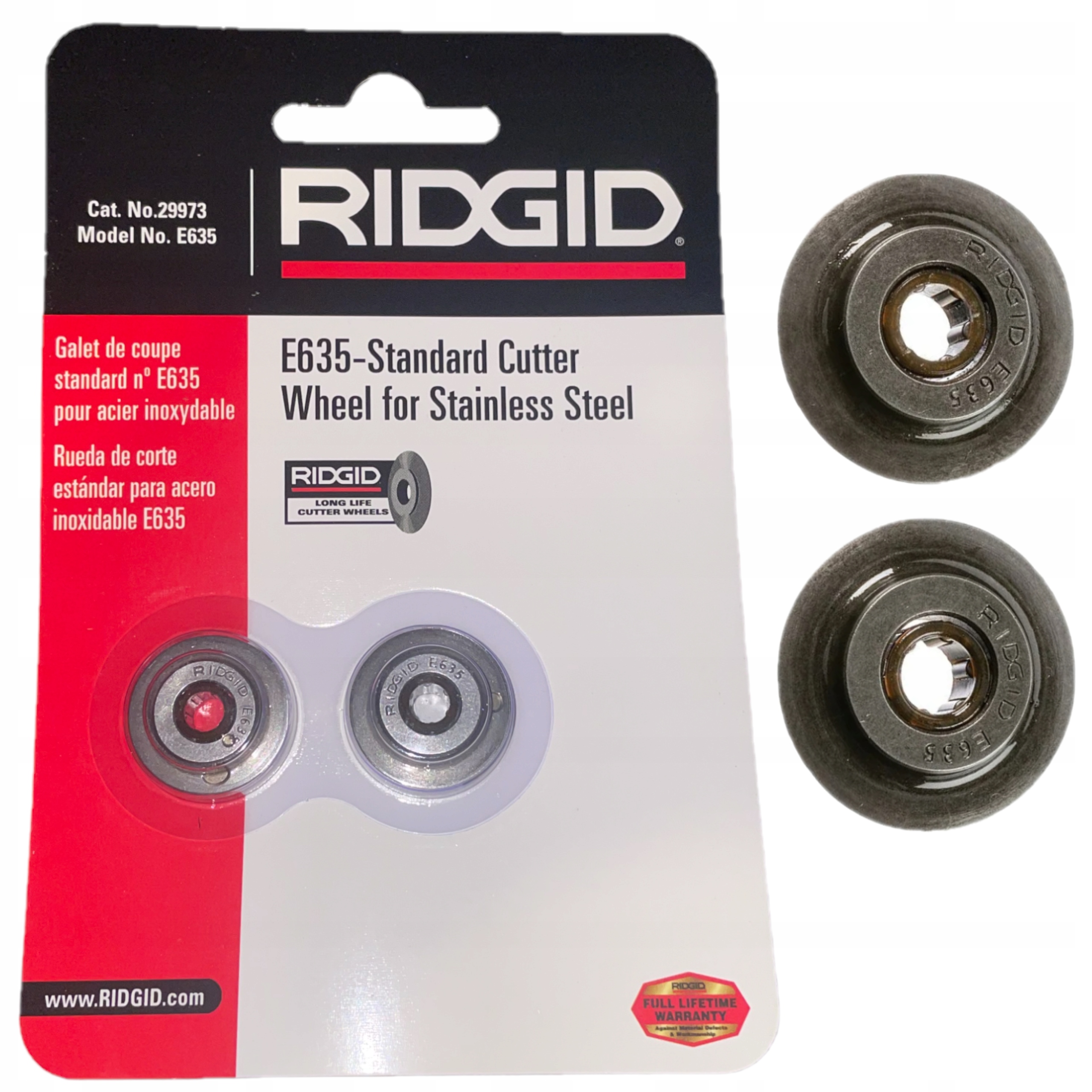 Ridgid 29973 Řezací Kolečko E-635 pro 35s 65s Inox 2KS