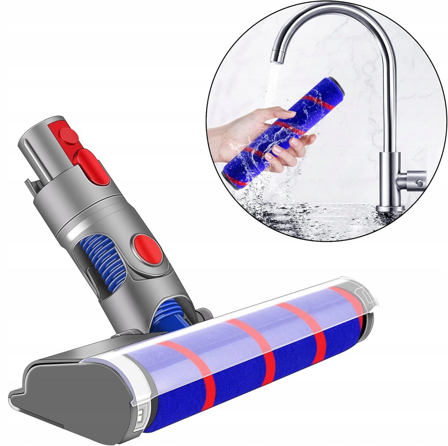 Turboszczotka do odkurzacza Laser Optic Fluffy do Dyson V7 V8 V10 V11 V15