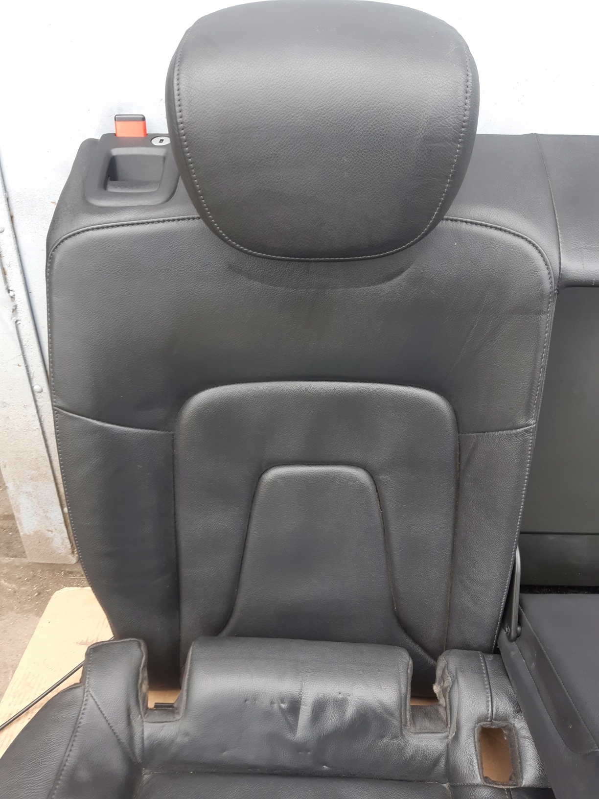AUDI A5 8T Sitz heck hinten Leder schwarze