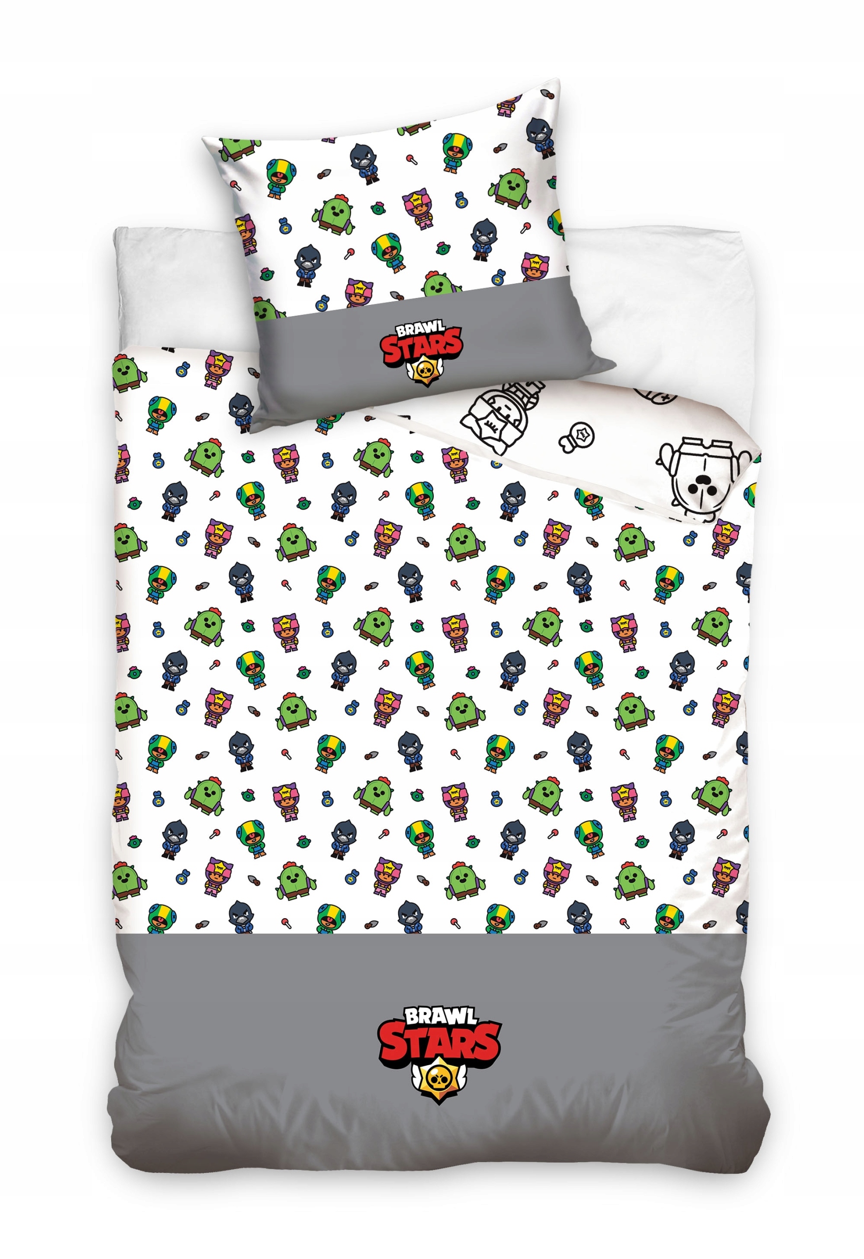 

160X200 Pościel Brawl Stars Bawełna 213004