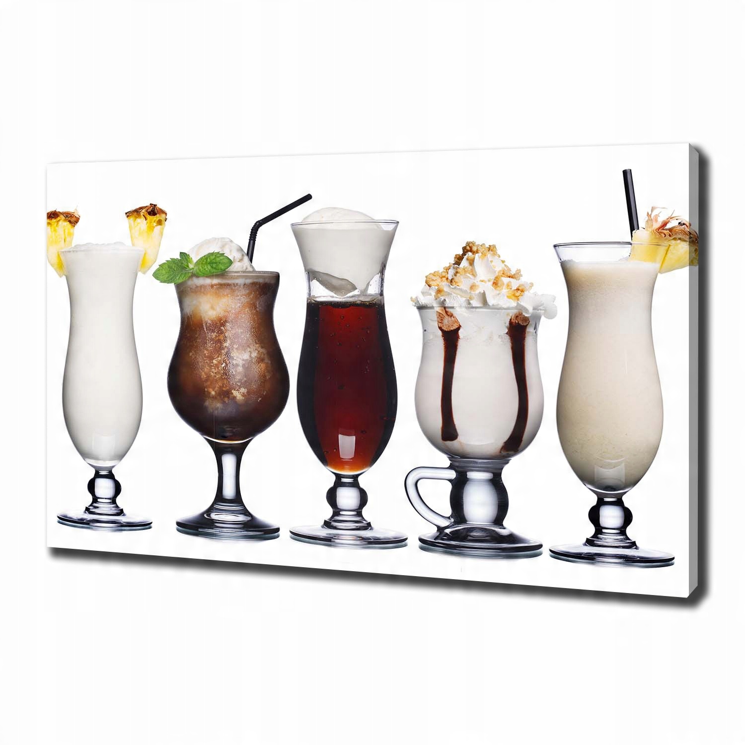 

Foto obraz na płótnie Zestaw drinków 100x70 cm