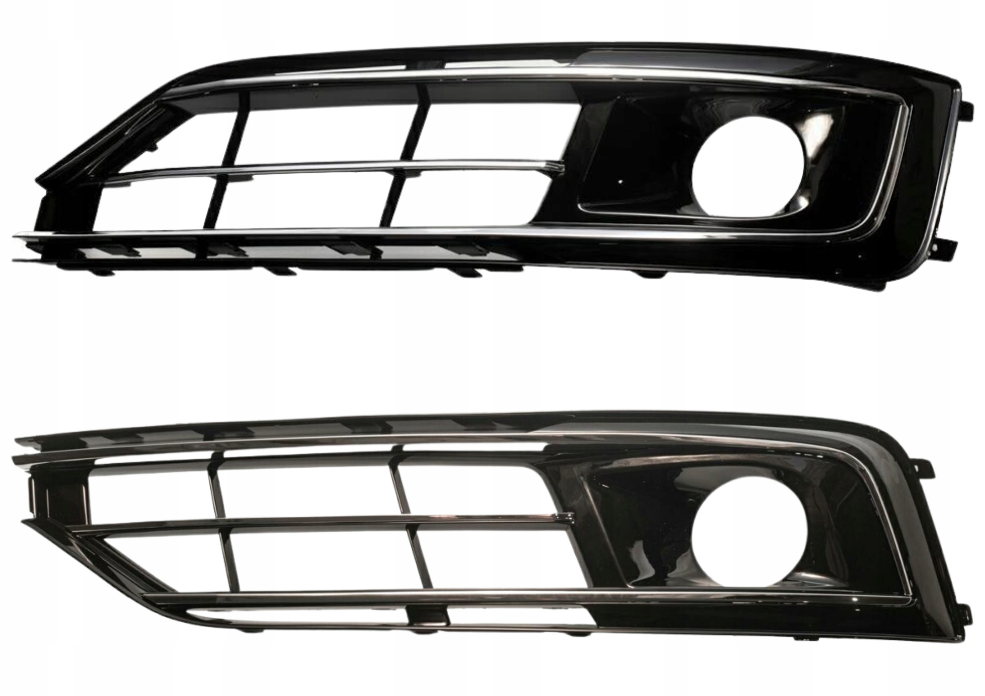 Audi A8 4H0 2013-2017-ATRAPY Mřížky Nárazníku S Otvorem Pro Radar P+l Komplet