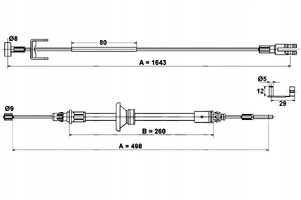 Lanko Ruční Brzdy Ate 3640200Q0B 3651800QAB 1