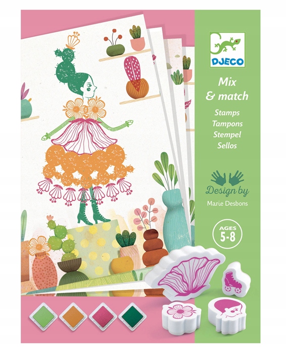 

Djeco Zestaw artystyczny Kwiatowe Dziewczyny