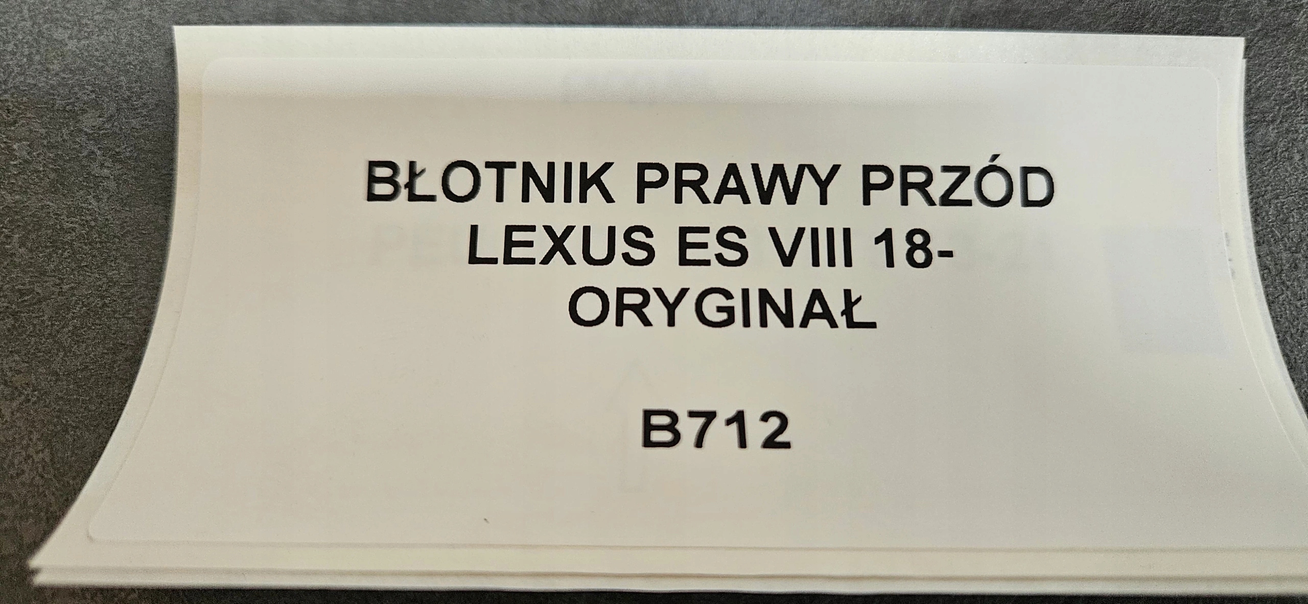 blatník pravý předek LEXUS ES VIII 18- originál