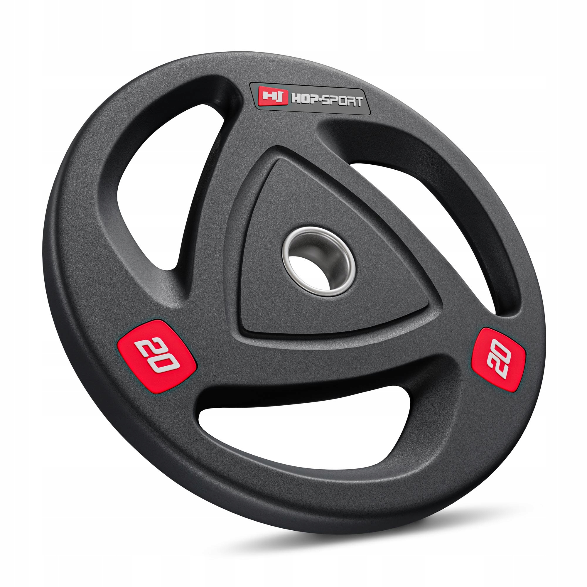 Obciążenie żeliwne olimpijskie 20kg 51mm gumowane z uchwytami wytrzymałe