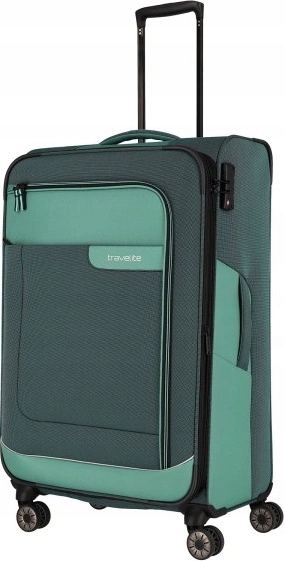 Walizka duża Travelite Viia 77 cm zielona