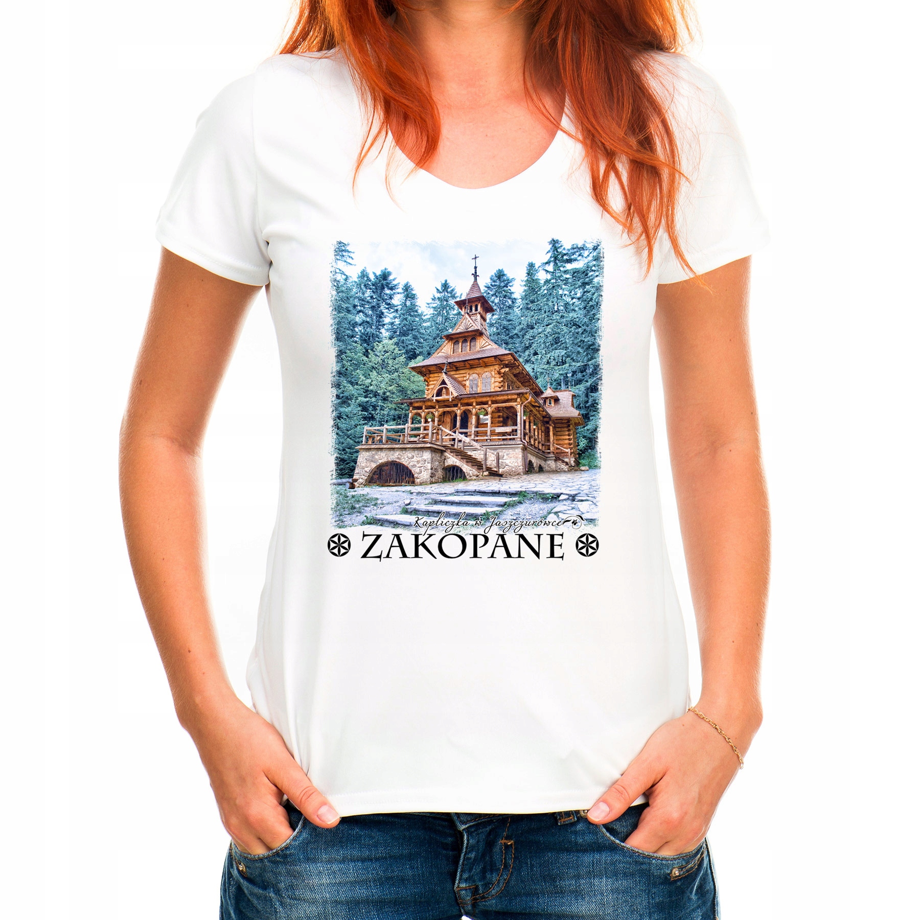 

Koszulka Zakopane Jaszczurówka (L):: M,: biały