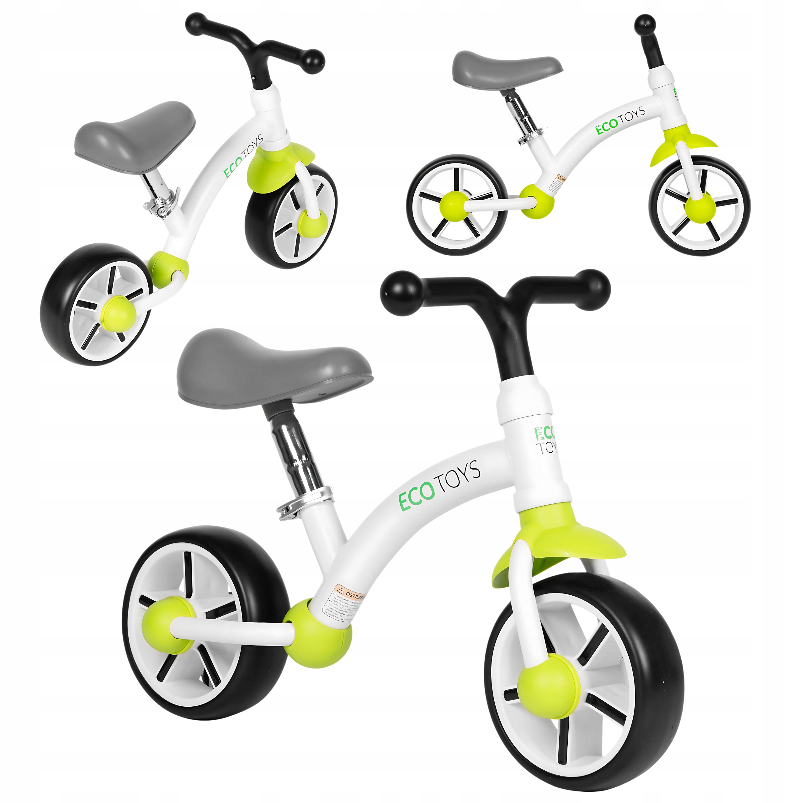 Rowerek Biegowy Dla Dzieci Regulowane Siodełko Koła Eva Lekki 2+