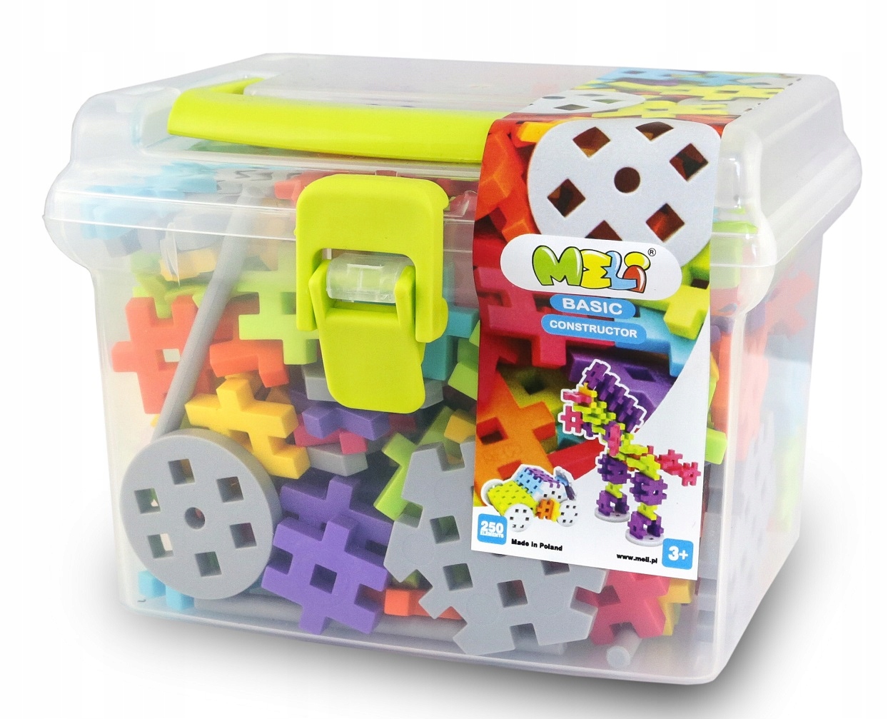 

Meli Klocki Wafle Constructor Travel Box 250