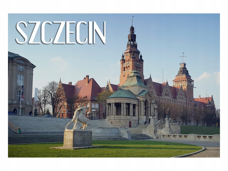 

Szczecin Architektura Magnes na lodówkę