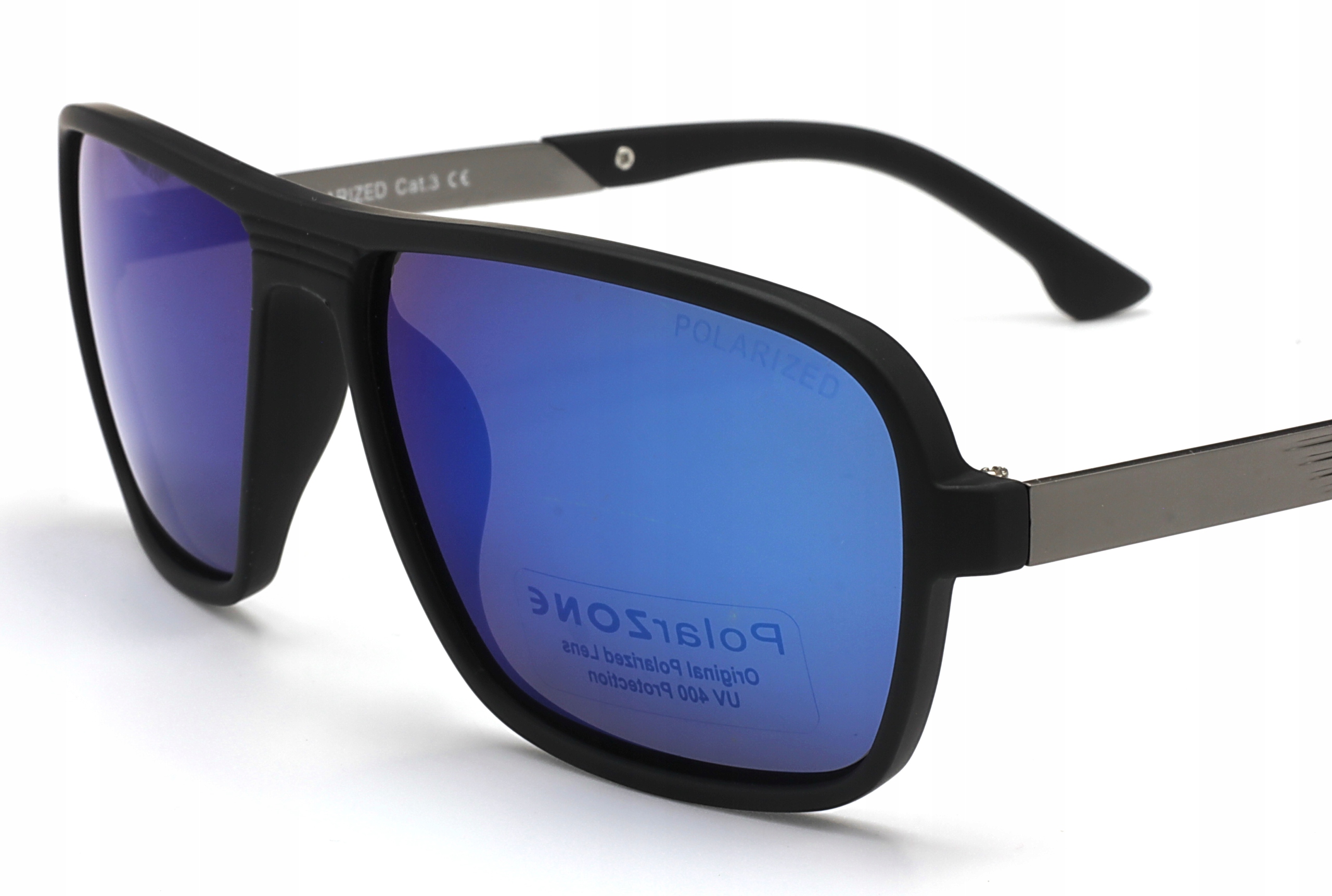 OKULARY POLARYZACYJNE UV MĘSKIE SPORTOWE ETUI Marka PolarZONE