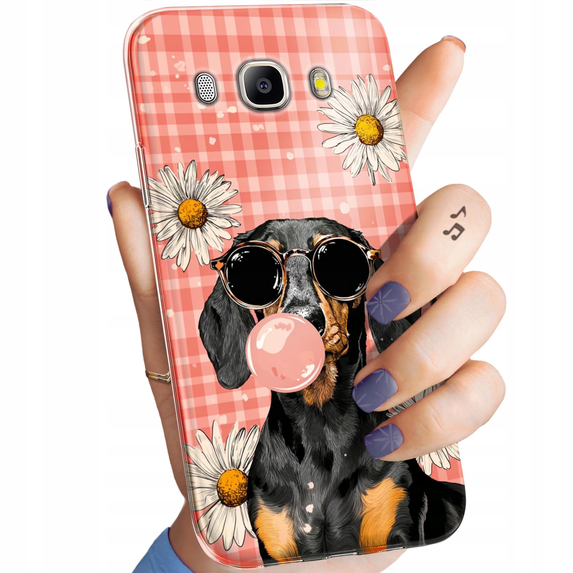 Etui Do Samsung J5 2017 J530 Jamniki Psy Jamnik Red Merle Obudowa