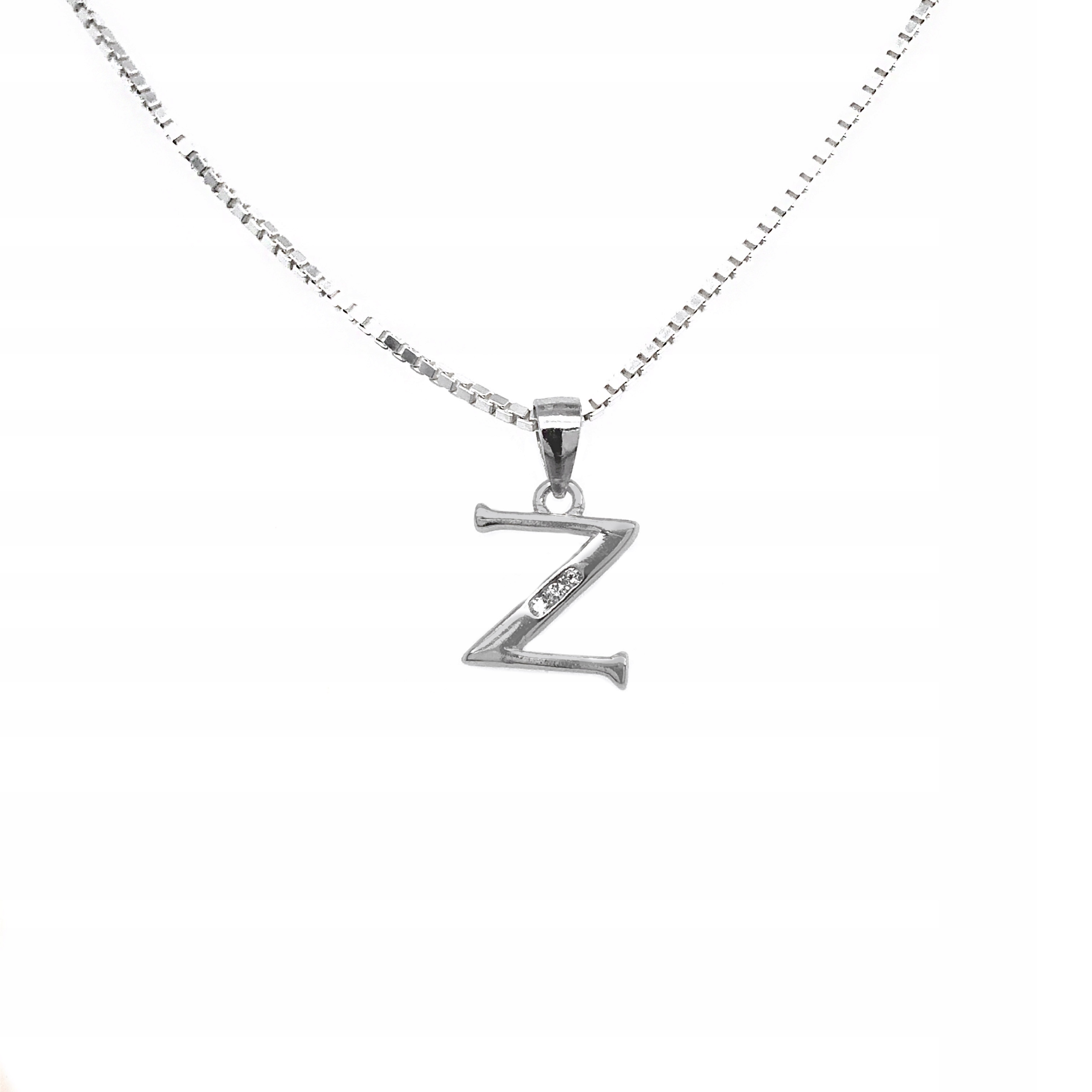 

Literka srebrna "z" wisior