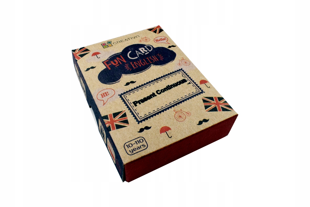 Fun Card English. Present Continous. 10+