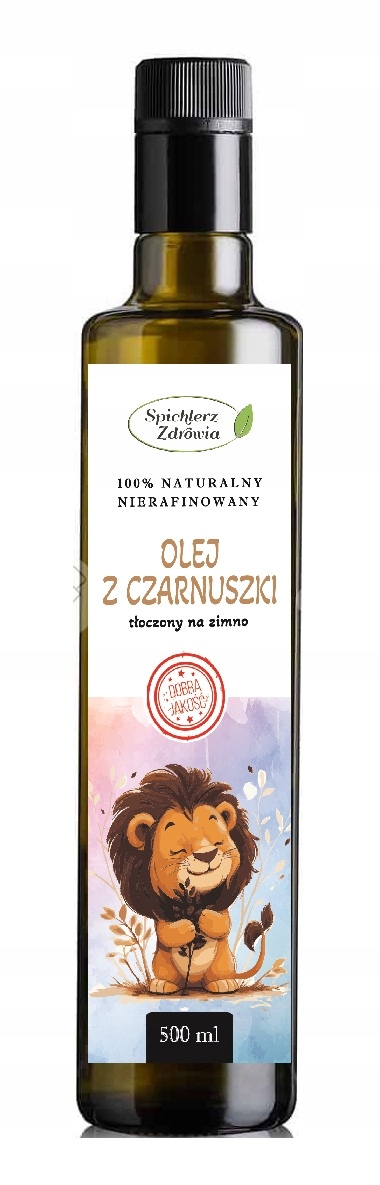 Polská Zdravá Značka Černý Olej 500 ml Pro Děti Nerafinovaný P