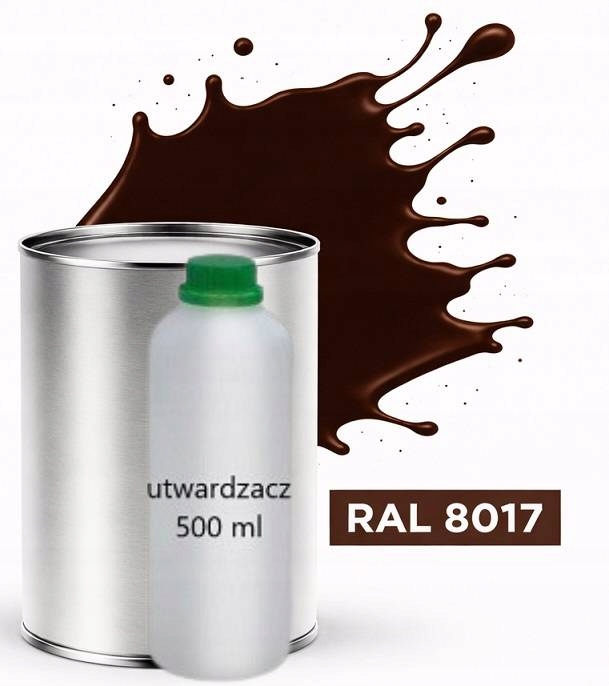 Ral 8017 Polyuretan Akryl 2:1 1 L Matný Lak Tužidlo Normal 0,5 L