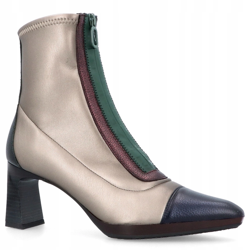 Španělské kotníkové boty na podpatku – Hispanitas CHI243714 Antracit 39