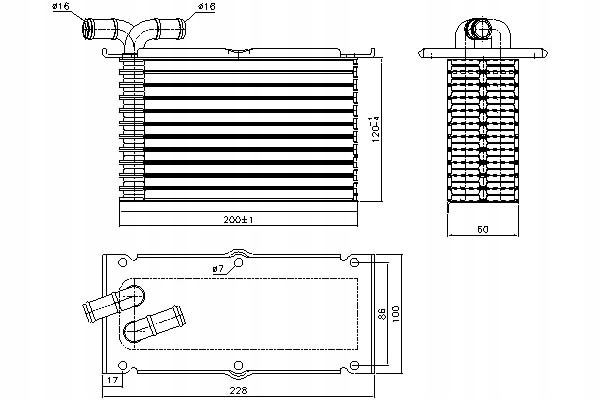 Nissens Intercooler Audi A1 1.2 Tfsi (8X1. 8XK. 8X